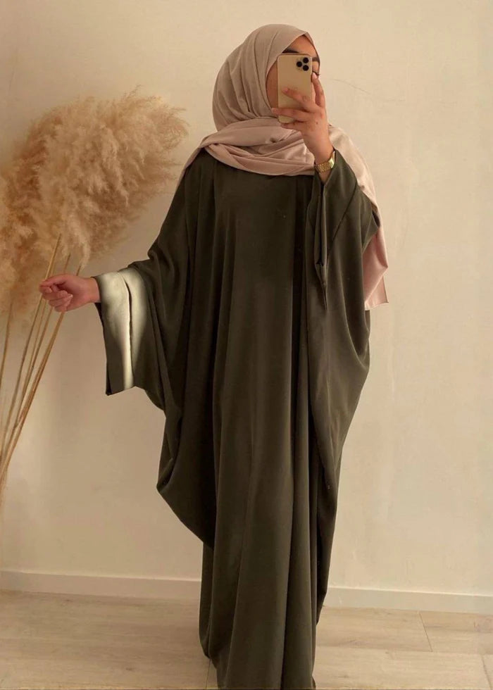 AREBIYAN KAFTAN ABAYA | MAROON